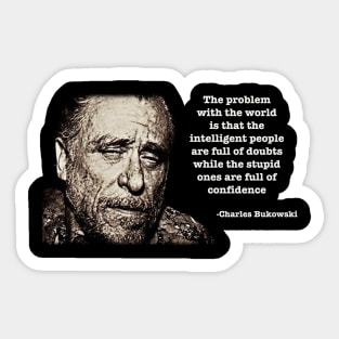 Charles Bukowski Sticker